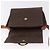 Céline Borsa a tracolla circolare CELINE Macadam Canvas PVC Pelle Marrone Oro Auth 200078A D'oro - vista 18