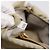 PRADA Geraffte Handtasche Nylon 2way Beige Gold Auth 201930 Golden - Ansicht 12