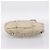 PRADA Geraffte Handtasche Nylon 2way Beige Gold Auth 201930 Golden - Ansicht 5