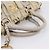 PRADA Geraffte Handtasche Nylon 2way Beige Gold Auth 201930 Golden - Ansicht 7