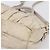 PRADA Geraffte Handtasche Nylon 2way Beige Gold Auth 201930 Golden - Ansicht 9