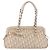 Borsa a tracolla Christian Dior Romantic Chain in PVC e pelle Beige Argento Auth 202221A - vista 13