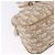 Borsa a tracolla Christian Dior Romantic Chain in PVC e pelle Beige Argento Auth 202221A - vista 14