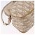 Borsa a tracolla Christian Dior Romantic Chain in PVC e pelle Beige Argento Auth 202221A - vista 16