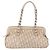 Borsa a tracolla Christian Dior Romantic Chain in PVC e pelle Beige Argento Auth 202221A - vista 2