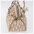 Borsa a tracolla Christian Dior Romantic Chain in PVC e pelle Beige Argento Auth 202221A - vista 4