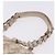 Borsa a tracolla Christian Dior Romantic Chain in PVC e pelle Beige Argento Auth 202221A - vista 8