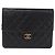 Borsa a tracolla CHANEL Matelasse Push Lock in pelle d'agnello nera e oro CC Auth am12544M Nero D'oro - vista 13