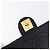 Borsa a tracolla CHANEL Matelasse Push Lock in pelle d'agnello nera e oro CC Auth am12544M Nero D'oro - vista 21