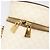 Céline Borsa a tracolla CELINE Macadam Canvas PVC Leather Ivory Gold Auth 199132A D'oro Crudo - vista 17