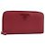Saffiano Portafoglio lungo PRADA in pelle Safiano rosso e oro Auth bs36867 D'oro