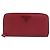 Saffiano Portafoglio lungo PRADA in pelle Safiano rosso e oro Auth bs36867 D'oro - vista 13
