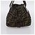 Borsa a mano FENDI Zucca Canvas Nero Marrone Auth 201964 - vista 3