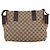 Borsa a tracolla GUCCI GG Canvas Beige Silver 145859 Auth hk4060 Argento - vista 2