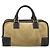 Borsa a mano LOEWE Americana 28 in camoscio beige tono oro Auth 200812V - vista 2