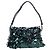 Borsa a tracolla PRADA di paillettes Verde Argento Auth 199336SM