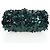 Borsa a tracolla PRADA di paillettes Verde Argento Auth 199336SM - vista 5