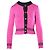 Twinset in maglia rosa e nero D&G Dolce & Gabbana – 00s