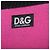 Twinset in maglia rosa e nero D&G Dolce & Gabbana – 00s - vista 4