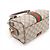 Gucci Borsa Trunk Ophidia GG Small in pelle e canvas GG Supreme Beige - vista 4