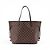 Louis Vuitton Borsa a tracolla Shopper Neverfull MM Canvas Neo Damier Ebene Marrone