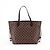 Louis Vuitton Borsa a tracolla Shopper Neverfull MM Canvas Neo Damier Ebene Marrone - vista 2