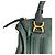 Chloé Borsa a tracolla hobo Marcie Medium in pelle di vitello Eucalyptus Green Verde - vista 3
