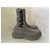 Alexander McQueen Sneakers Oversized Sole Sock - Grigio - vista 2