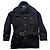Chanel Vintage schwarze Kaschmirjacke mit Gürtel