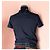 Prada Camiseta negra de algodón con encaje guipur rojo Negro Roja - vista 2