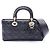 Borsa Christian Dior Dior Lady D-Joy Medium Cannage Nero