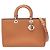 Christian Dior Dior Lady D-Sire Large Borsa a mano 2-Way Marrone