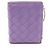 Cartera bi-fold Intrecciato Bottega Veneta Púrpura