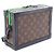Borsa a tracolla Louis Vuitton Soft Trunk Monogram Macassar Marrone Nero Multicolore - vista 2