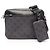 Borsa a tracolla Louis Vuitton Trio Messenger Marrone Nero