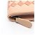Cartera larga bi-fold Intrecciato Bottega Veneta Castaño Rosa - vista 8