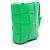 Borsa a tracolla Bottega Veneta Cassette Mini Verde - vista 2