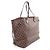Borsa Tote Louis Vuitton Neverfull GM Marrone Damier ebene - vista 2