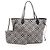 Bolso Tote Louis Vuitton Neverfull MM Castaño Negro Crudo