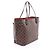 Louis Vuitton Neverfull MM Tote Bag Braun Fuschia - Ansicht 2