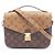 Louis Vuitton Pochette Metis MM Handbag Brown Black