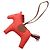 Hermès Hermes Rodeo GM Charm Accessoire Braun Pink Bordeaux