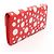 Louis Vuitton LV x YK Portefeuille Sarah Bi-fold Long Wallet Bianco Rosso - vista 2