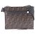 Fendi Zucca Schultertasche Braun Schwarz