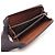 Fendi Zucca Round Long Wallet Brown Black - view 3