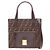 Fendi Zucca 2-Way Tote Bag Braun Schwarz
