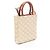 Céline Bolso Celine Mini Vertical Cabas Triomphe Castaño Crudo - vista 2