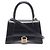 Borsa a mano 2-Way Balenciaga Hourglass Small Nero