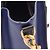 Céline Sac à main Celine Luggage Nano Shopper Noir Bleu Vert - vue 5