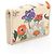 Cartera compacta Gucci GG Marmont Flora Multicolor Crudo - vista 2